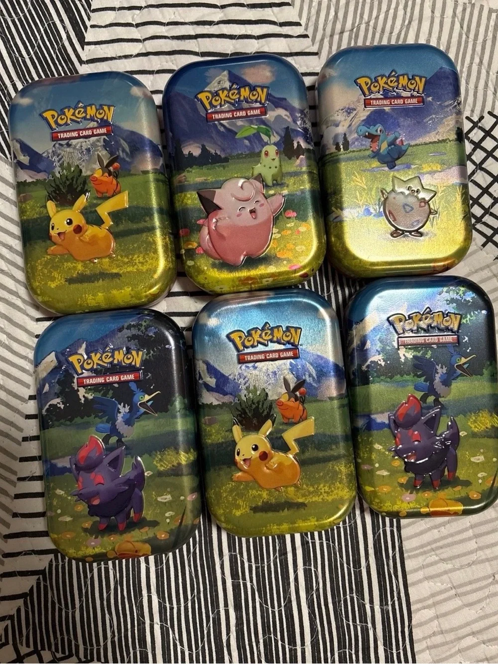 Pokémon TCG: Ascended Heroes Mini Tins Bulk Empty Storage Lot (6 Tins)